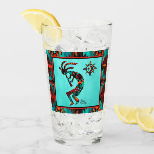 Southwest Kokopelli Glass Cup Glas
