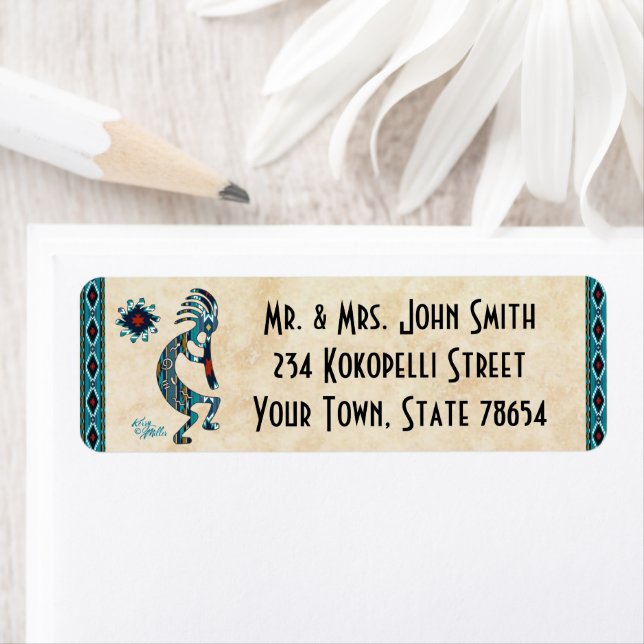 Southwest Kokopelli Label (Insitu)