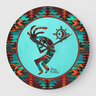 Southwest Kokopelli Large Clock Große Wanduhr