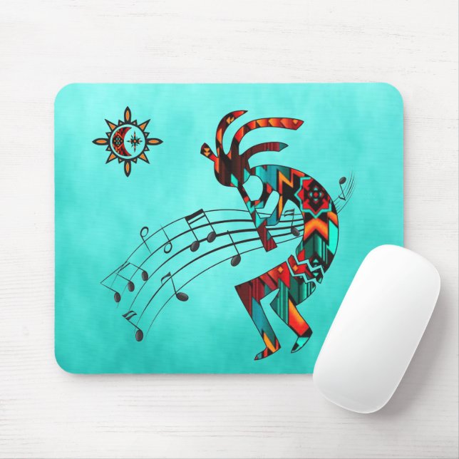 Southwest Kokopelli Mouse Pad Mousepad (Mit Mouse)