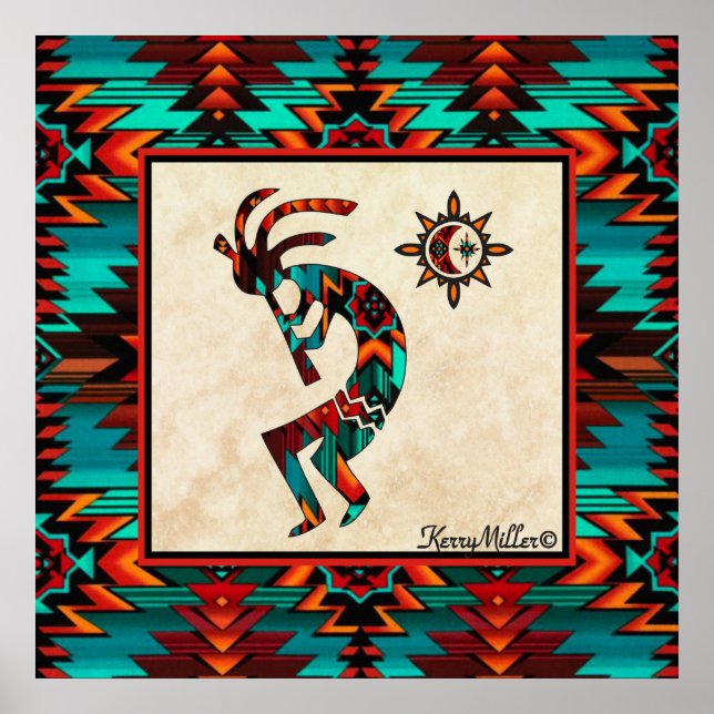 Southwest Kokopelli Poster (Vorne)