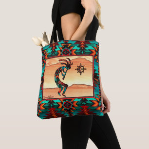 Southwest Kokopelli Tote Bag Tasche