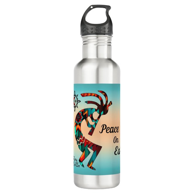 Southwest Kokopelli Wasserflasche Edelstahlflasche (Vorderseite)