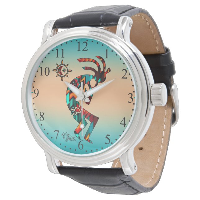 Southwest Kokopelli Watch Armbanduhr (Schrägansicht)