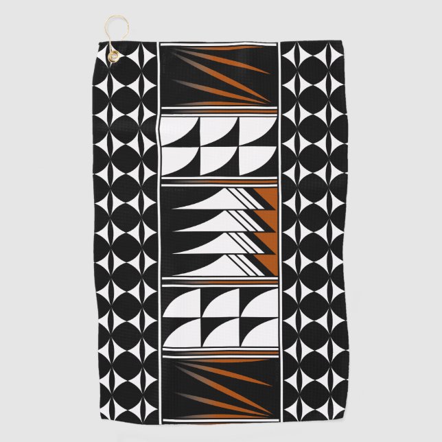 Southwest Native Feather Blessing Golfhandtuch (Vorderseite)