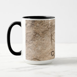 Southwest Petroglyhs Custom Tribe/Name Tasse
