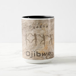Southwest Petroglyhs Custom Tribe/Name Tasse