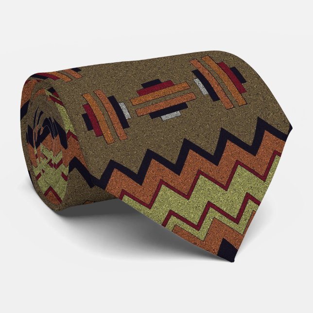 Southwest Retro Neck Tie Krawatte (Gerollt)