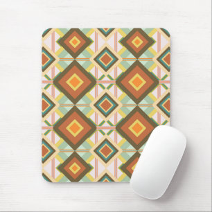 Southwest Retro Pop Art Diamanten Muster Mousepad