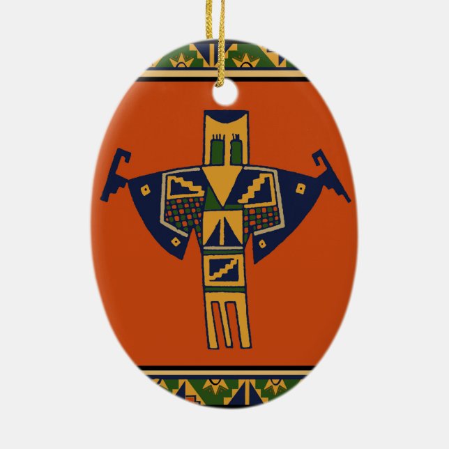 Southwest Shaman Spirit Keramikornament (Hinten)