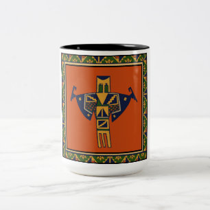 Southwest Shaman Spirit Zweifarbige Tasse