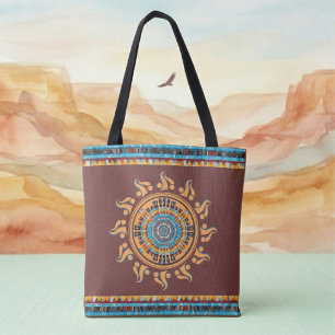 Southwest-Sonnen-Mandala-Tasche Tasche