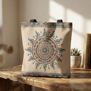 Southwest-Sonnen-Mandala-Tasche Tasche
