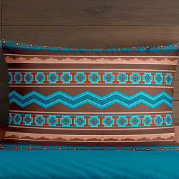 Southwest Style Geometric Cameron Gorge Design Kissenbezug