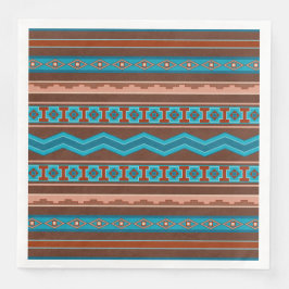 Southwest Style Geometric Cameron Gorge Design Serviette