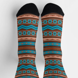Southwest Style Geometric Cameron Gorge Design Socken