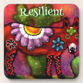 Southwest Talavera-Style Donkey Personalized Getränkeuntersetzer