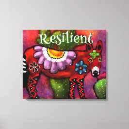 Southwest Talavera-Style Donkey Personalized Leinwanddruck