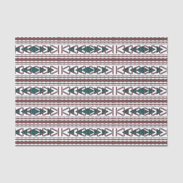 Southwest Tapestry Tissue Geschenkpapier Seidenpapier (Vorderseite)