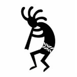 Southwest Tribal Dancing Kokopelli Weihnachtsbaum Fotoskulptur Ornament<br><div class="desc">Dress up your tree with this südwest tancing Kokopelli Christmas tree ornament. Für mehr südwestliche Weihnachtsdekoration besuchen Sie die Erholung dieses Shops!</div>