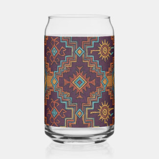 Southwest Tribal Gold Turquoise Dark Purple Dosenglas