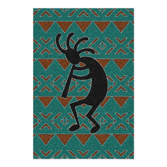 Southwest Tribal Kokopelli Poster (Vorderseite)