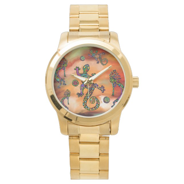 SOUTHWESTERKUNST ARMBANDUHR (Vorderseite)
