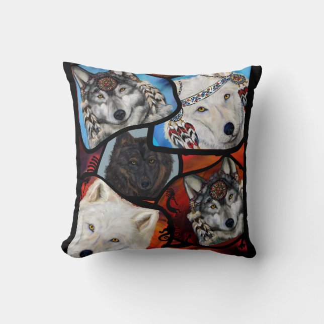 SOUTHWESTERKUNST KISSEN (Vorderseite)