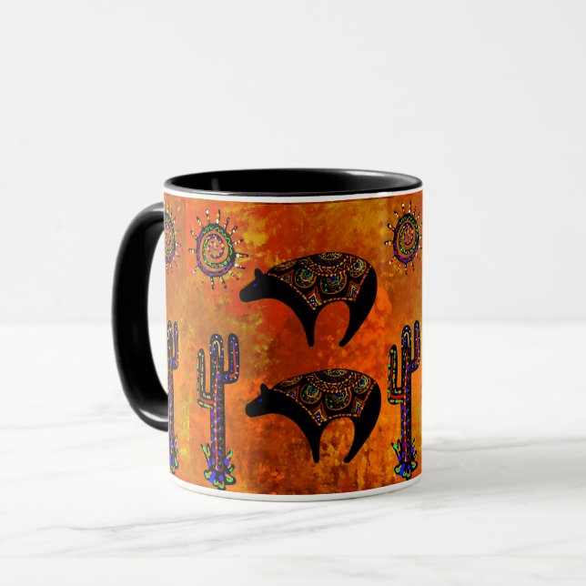 Southwestern Béart Tasse (Vorderseite Links)