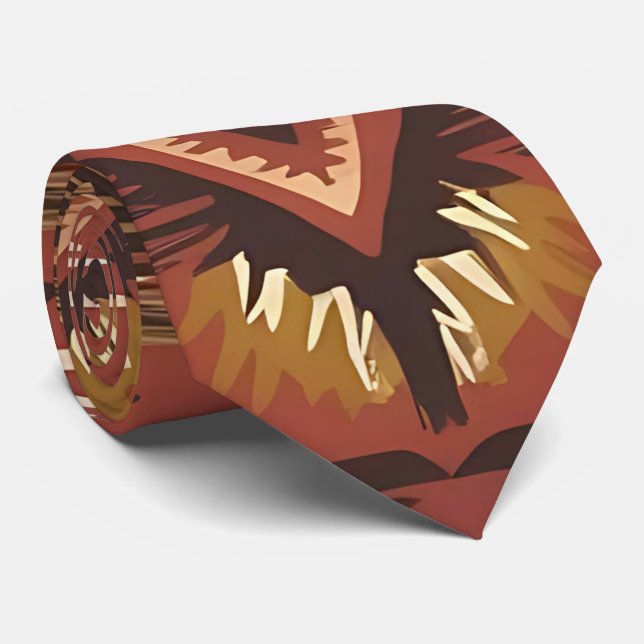 Southwestern Boho Neck Tie Krawatte (Gerollt)