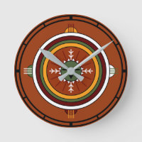 Southwestern Hopi Native American Tribal Sun Face