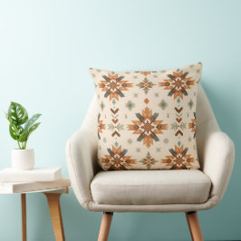 Southwestern Inspired Geometric Pattern Decorative Kissen