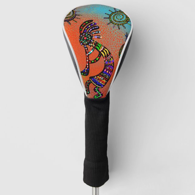 SOUTHWESTERN KOKOPELLI ART GOLF HEADCOVER (Vorderseite)