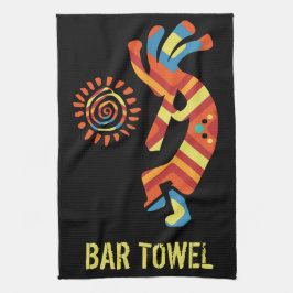 Southwestern Kokopelli Bar Towel Geschirrtuch