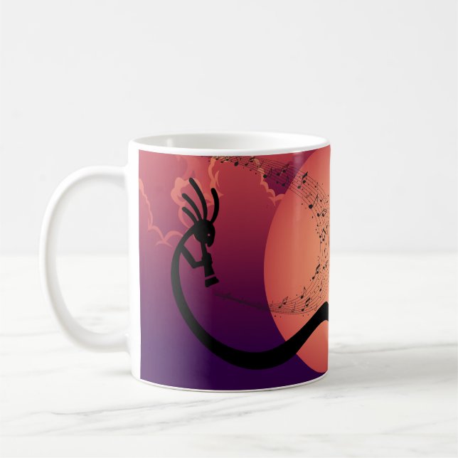 Southwestern Kokopellis Kaffeetasse (Links)