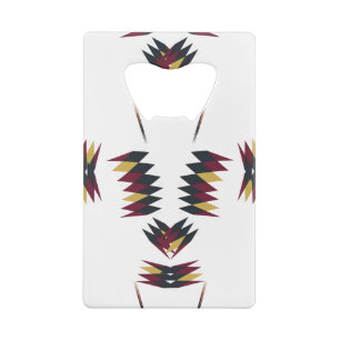 Southwestern Native Art Pattern Geldbeutel Flaschenöffner