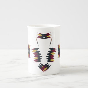 Southwestern Native Art Pattern Prozellantasse