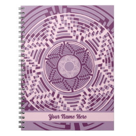 Southwestern Navajo Basket Weave Lavender Notizblock