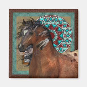Southwestern Painted Pony Magnet