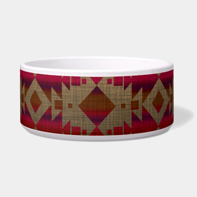 Southwestern Style Große Haustiere Bowl Napf (Vorderseite)