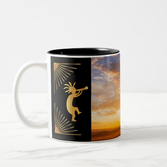 Southwestern Sun Kokopelli Tasse (Links)