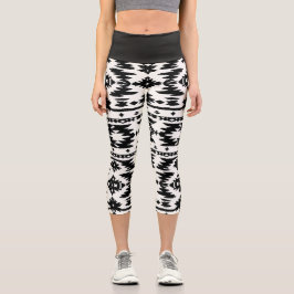 Southwestern Sway Capri Leggings