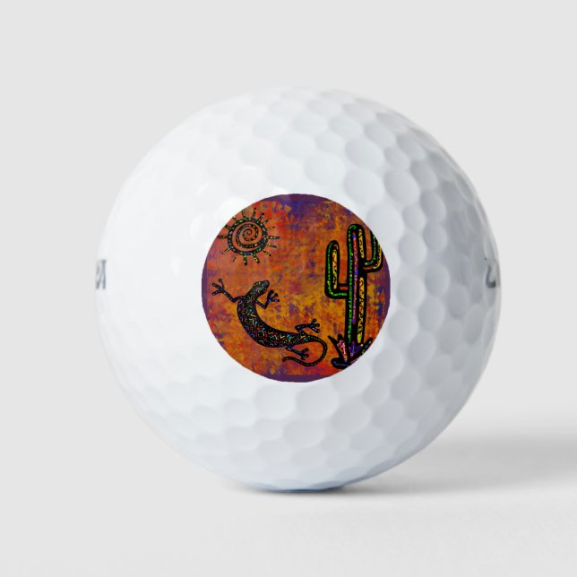 SOUTHWESTLIZARD ART GOLFBALL (Vorderseite)