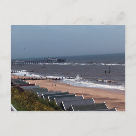 Southwold Beach in Suffolk Postkarte