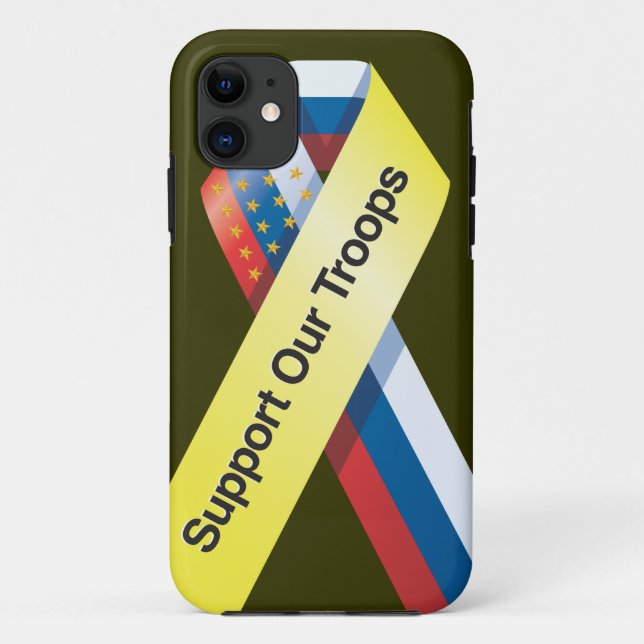 Soutien à nos coques iphone de troupes (Dos)