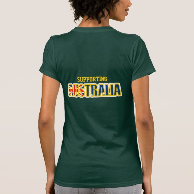 Soutien aux t-shirts graphiques australiens (Dos)
