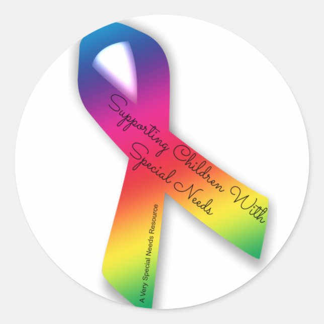 Soutien des besoins spéciaux Enfants Sticker à rub (Devant)