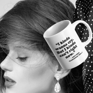 Soutien en santé mentale   Kinda Wanna café Mug