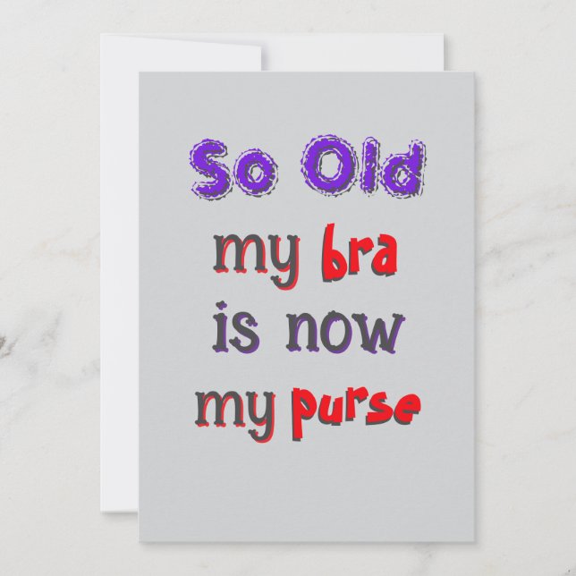 Soutien-gorge devient Invitation de sac à main (Devant)