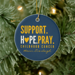 soutien pour le cancer de l'enfant Ornement person